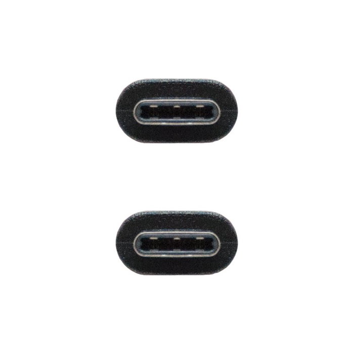 Nanocable Cable USB 2.0 USB-C a USB-C 3A 1,5 m Negro